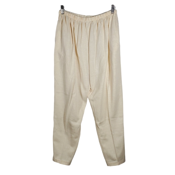 VTG Roberto Orsini 2pc Pant Set Sweatsuit Cream Puff Paint Abstract Wearable Art - Picture 5 of 7